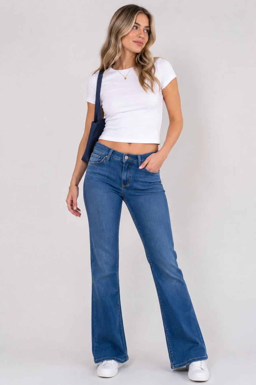 Old Navy Women’s Y2k low Rise Bootcut Jeans Size 6 Regular Stretch Denim NWT